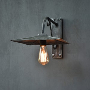 Outdoor Forged Light in French Style for Terrace or Porch, French Barn Light