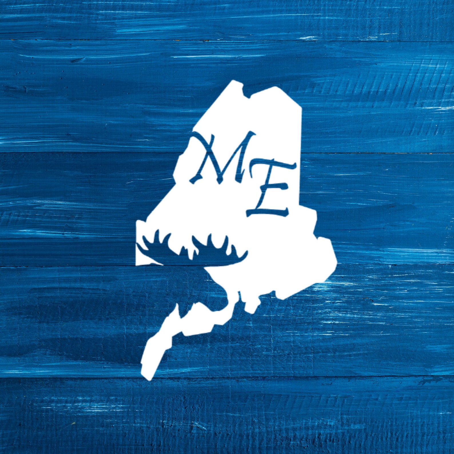 State of Maine Decal Vinyl Decal Car Decal Mug Decal Etsy