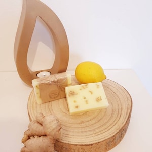 Handmade Soap Vegan Lemon & Ginger Gift Wellness