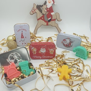 Great Christmas soap handmade set of 3 Vegan Secret Santa Xmas