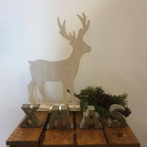 Beton Deko Buchstaben XMAS Weihnachten Winter