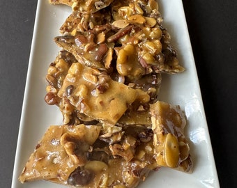 Salted Caramel Nut Brittle
