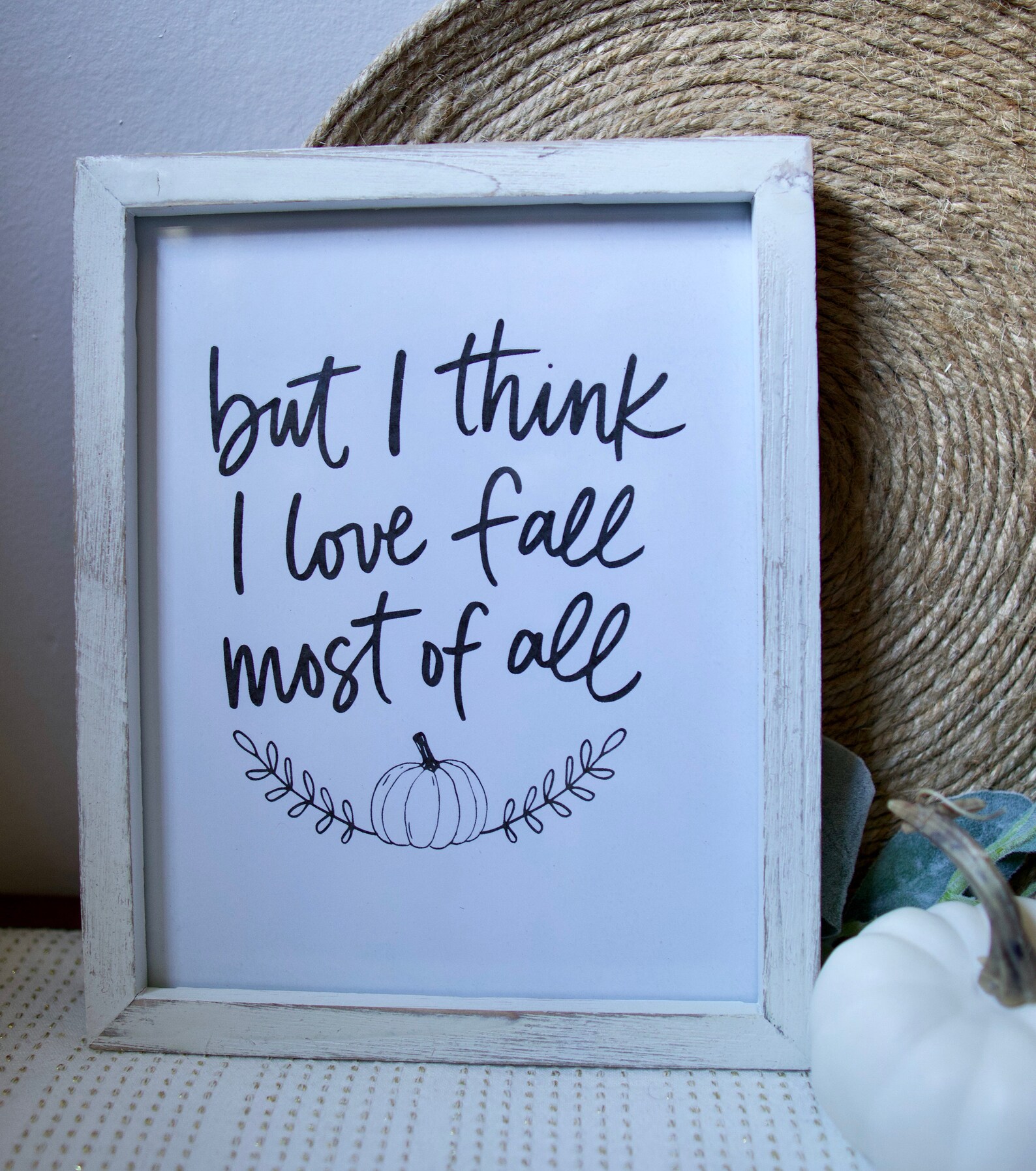 Digital Download I Love Fall Most of All Printable | Etsy