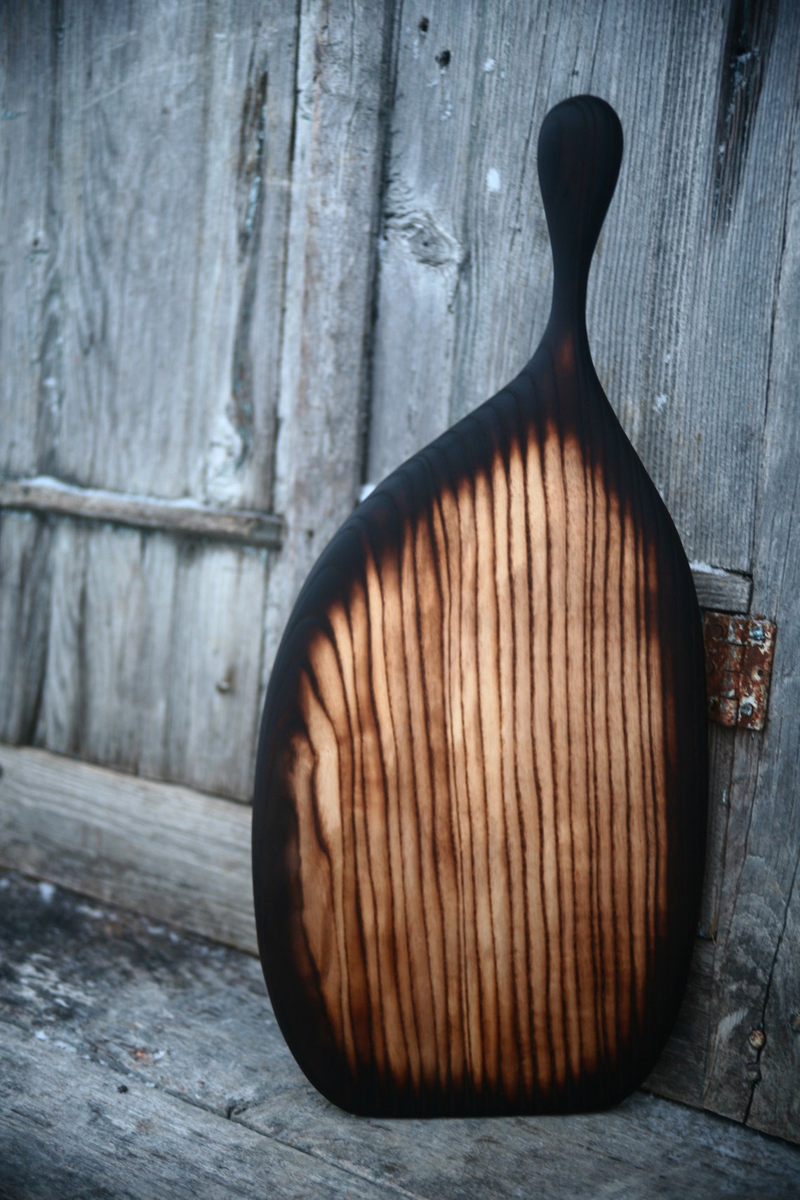 Beautiful Solid Wood Rustic Cutting Board. Wooden Kitchen Etsy