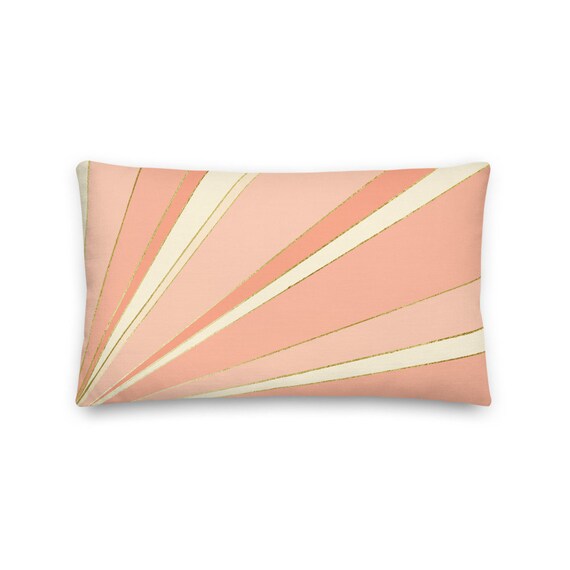 Peach throw pillow 2025