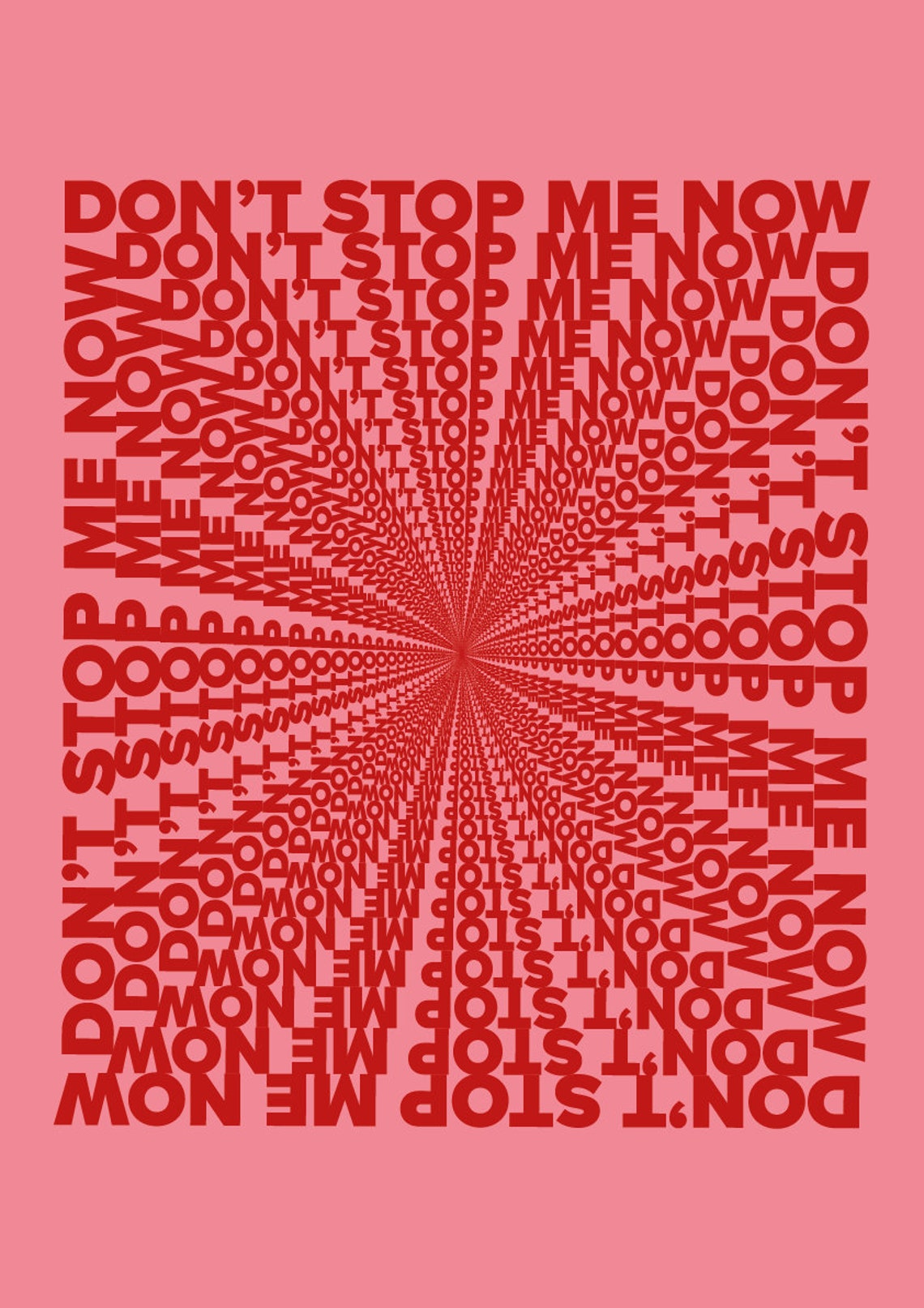 Queen Don t Stop Me Now Lyrics Poster A5 A4 A3 Etsy