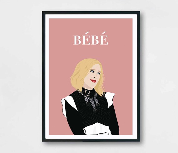Moria Rose Bebe Schitts Creek Illustration L Tv Show Etsy