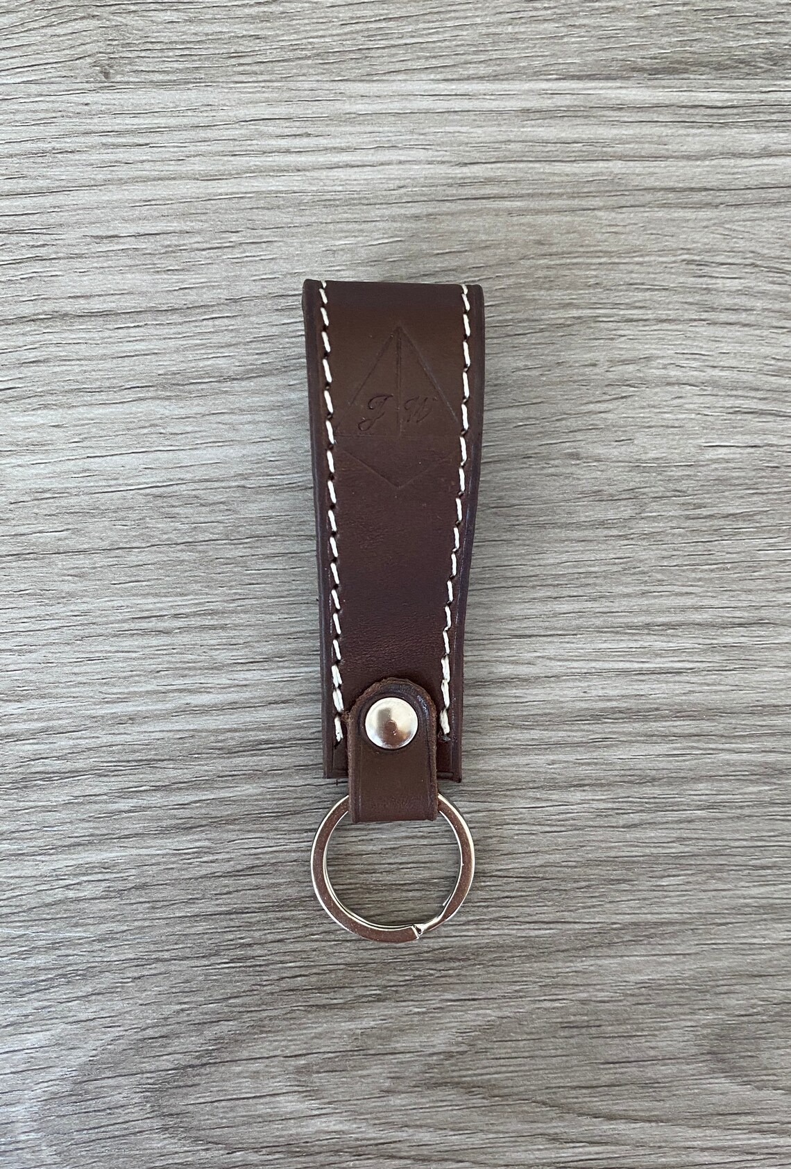 Leather Keychain Laser Engraved Full Grain Leather Etsy Australia