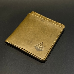 Carteira de couro italiana, carteira minimalista, carteira fina, personalizada, feita na Austrália, carteira compacta dobrável.