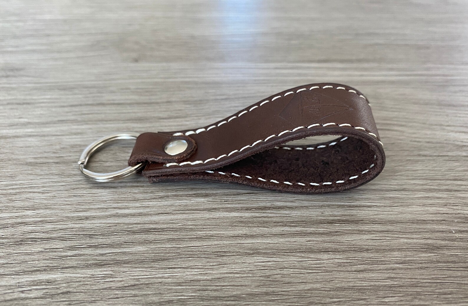 Leather Keychain Laser Engraved Full Grain Leather Etsy Australia