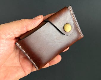 Leather Card, Note, and Coin Wallet – Minimalist Design, Handmade in Australia