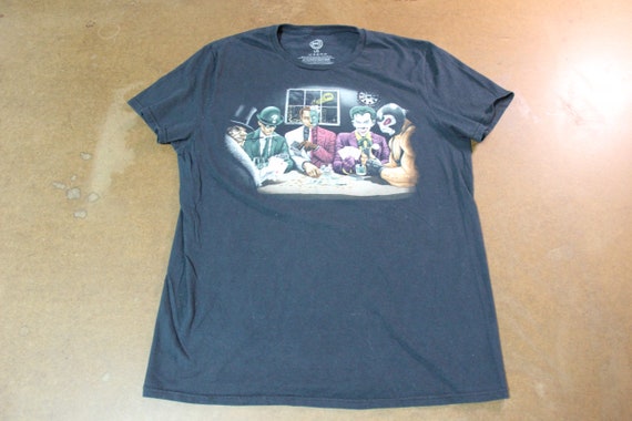 Batman T shirt 90s Batman Villains Art Graphic Tee Shirt 90s Vintage Etsy