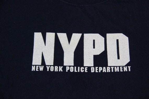 Vintage New York Police Department T-Shirt / 90s Police Big