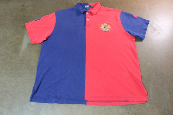 Polo Rugby 1967 1997 Shirt Ralph Lauren 90s Color Block Top