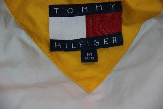 Tommy Hilfiger Jacket / 90s Color Block Windbreak… - image 8