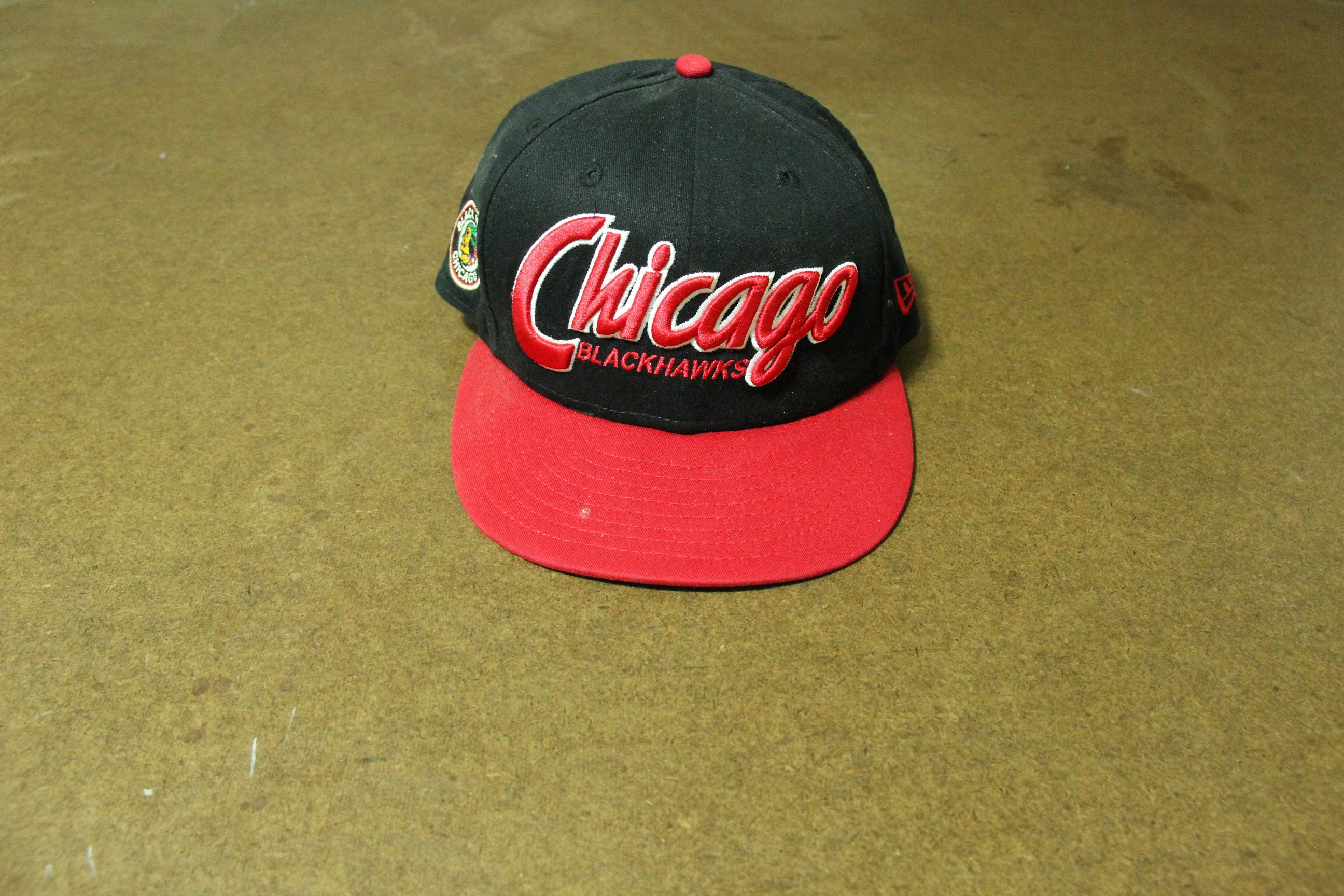 Retro NHL Chicago Blackhawks Hat Cap Black – Clout Closet