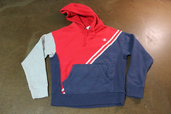 Pull a petit logo Champion Pull a capuche Sweat a capuche athletique Sweat a capuche brode Etsy France