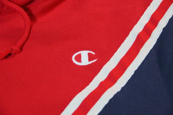 Champion Small Logo Sweater / Pullover Hoodie / A… - image 3