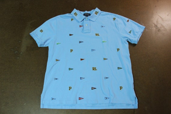 Polo RL Shirt Ralph Lauren Polo Flag Promo Graphic Top