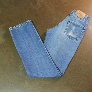 Vintage Levi 517 Denim Jeans / Vintage Denim / Hip Hop Clothing / Promo Graphic Pants image 5
