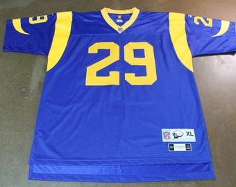 BackboardVintage Vintage Los Angeles Rams / Eric Dickerson / NFL Jersey / Grid Iron Classics / Throwback Promo Graphic Jersey