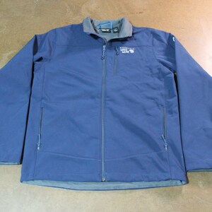 Mountain Hardwear Blue Lightweight Windbreaker Jacket Men s Etsy