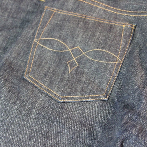 Double RL Ralph Lauren Raw Denim Selvedge Jeans / RRL Denim Pants / Promo Graphic shops Trousers
