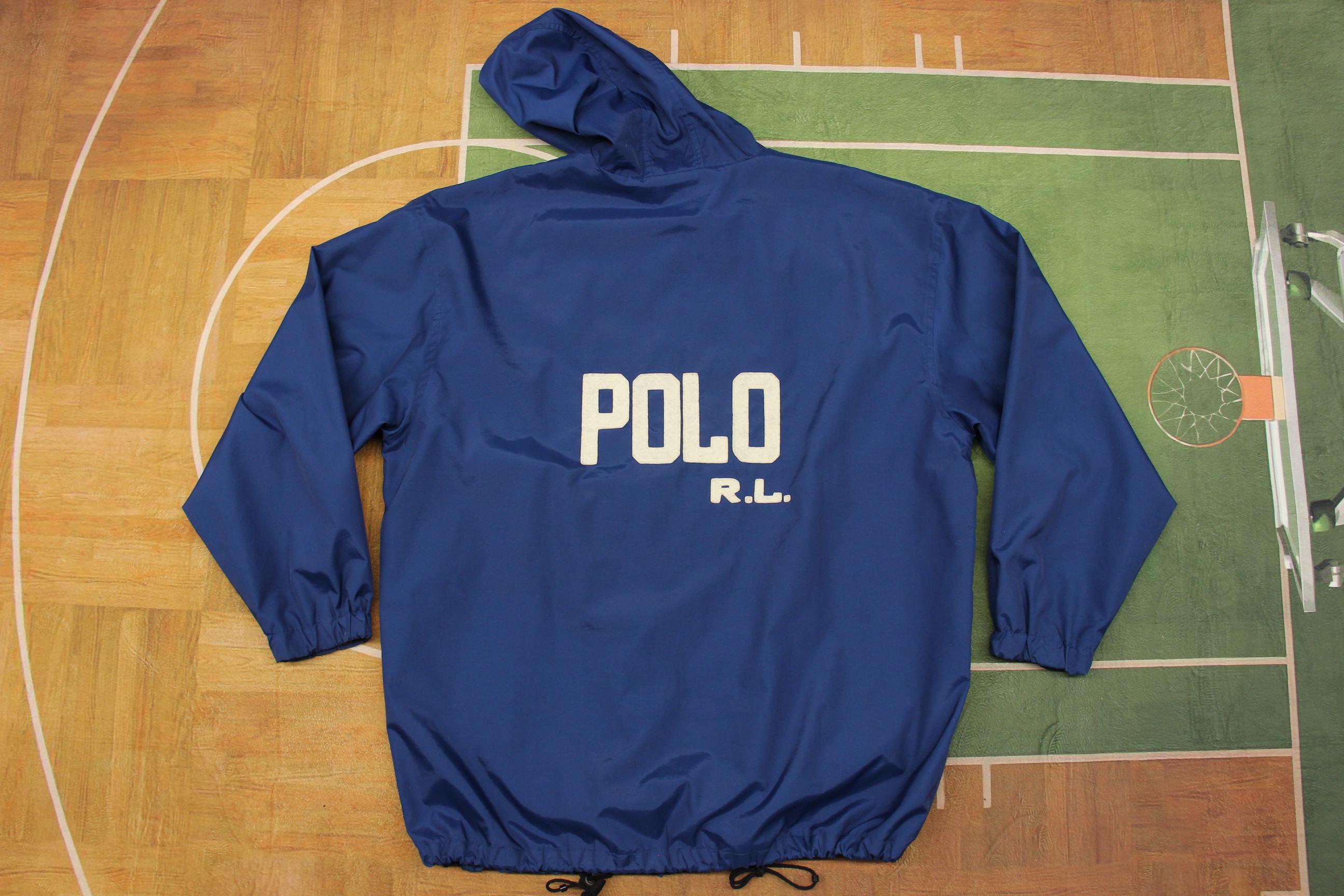 Vintage Polo Sport Ralph Lauren Reversible Cotton Jacket XL