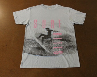 1988 / Surf Rites / T-Shirt / Surfing Graphic Tee / 90er Jahre Streetwear / Vintage Hip Hop Kleidung