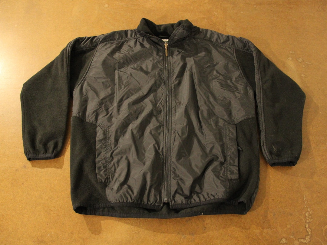 Vintage Nike Jacket / 90s Color Block / Fleece Windbreaker Coat ...