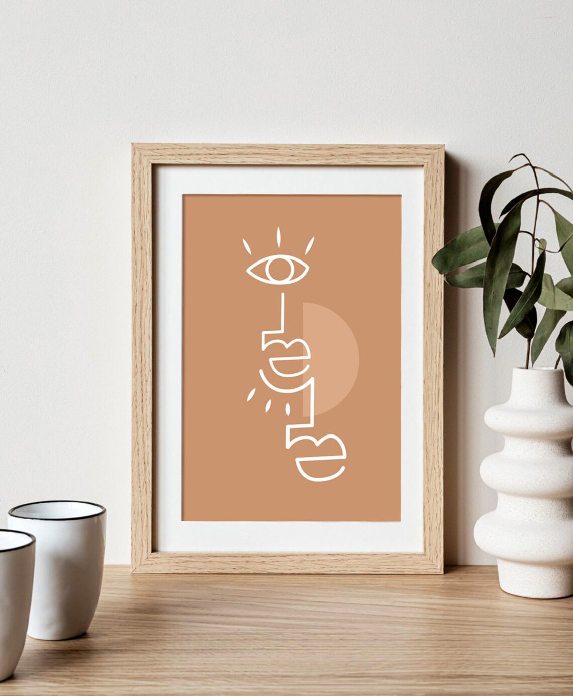 Boho collage kit wall decor Set of 20 handmade posters Etsy