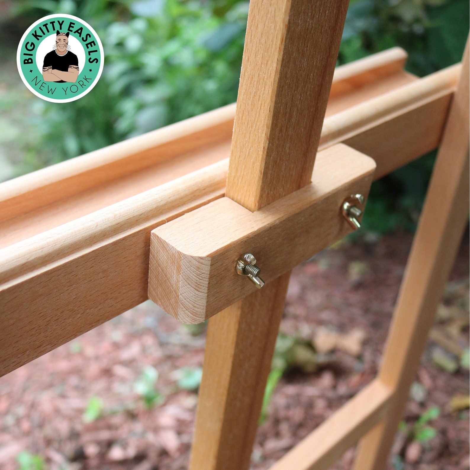 Heavy Weight Wood Easel Holds 45lbs . 5ft Solid Wood Wedding Etsy