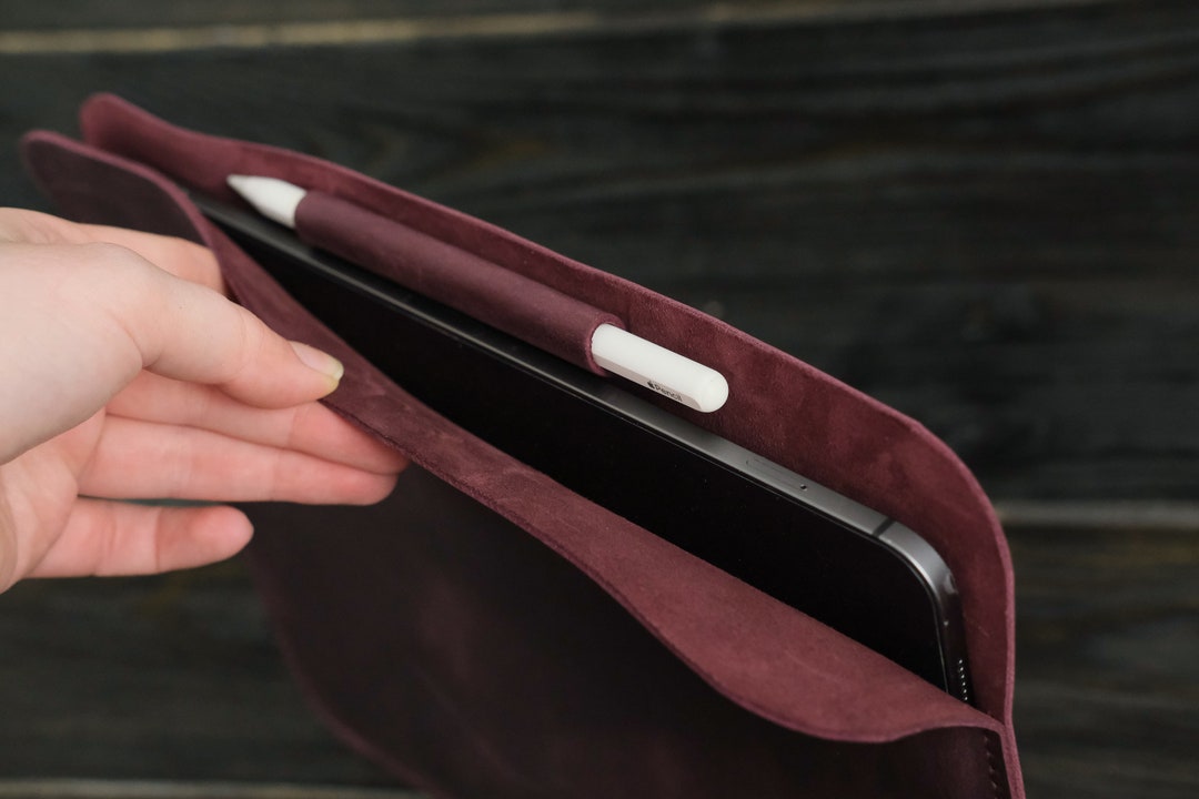 Minimalist iPad Mini 6 Case With a Pen Holder, Personalized iPad 2022