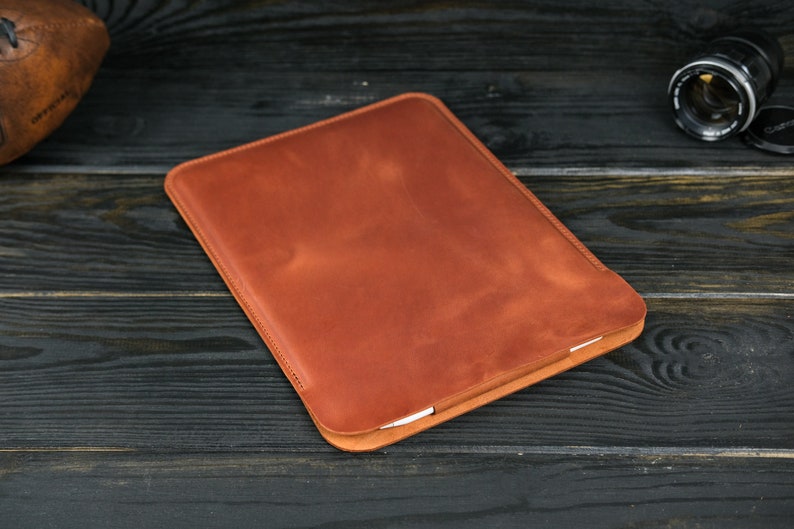 Case With Apple Pencil Holder Leather Cover for Ipad Pro 11 Etsy
