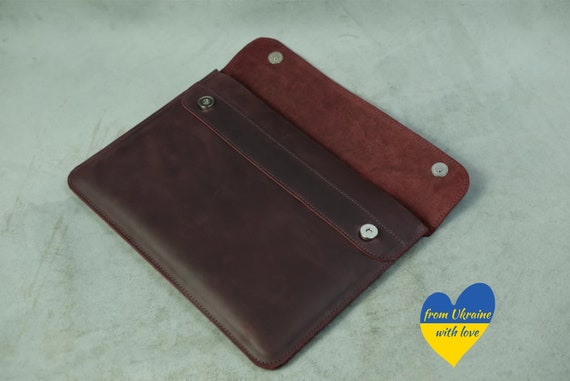 Personalized Leather Laptop Case Custom Image Engraving - Etsy