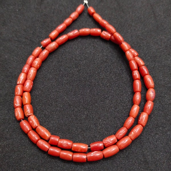 Red Coral Beads Etsy