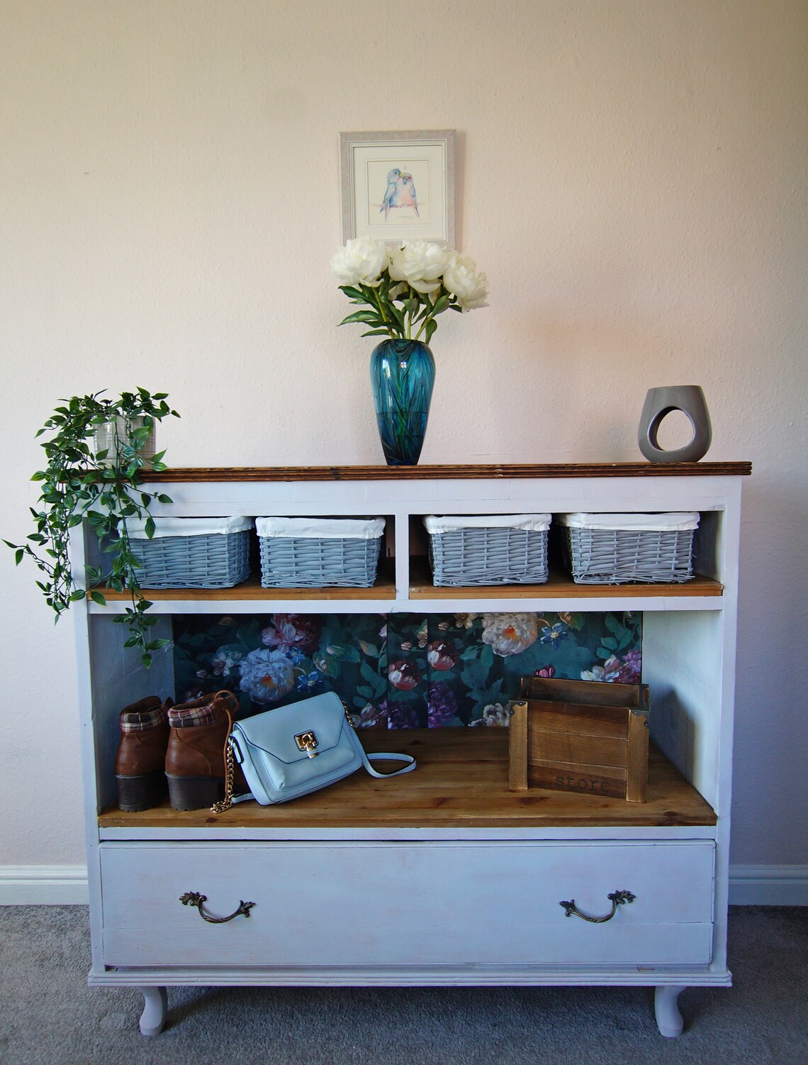 Hallway console table storage unit Etsy