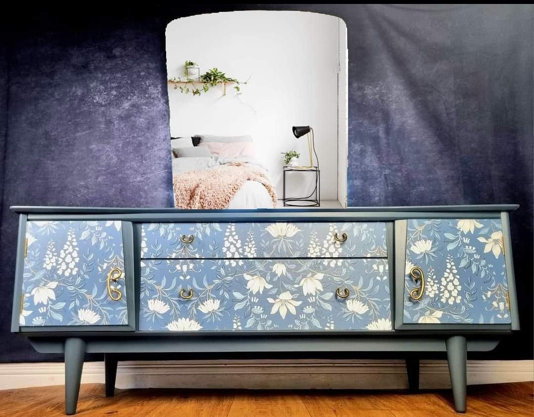 Mid Century Modern MCM Dressing Table Etsy