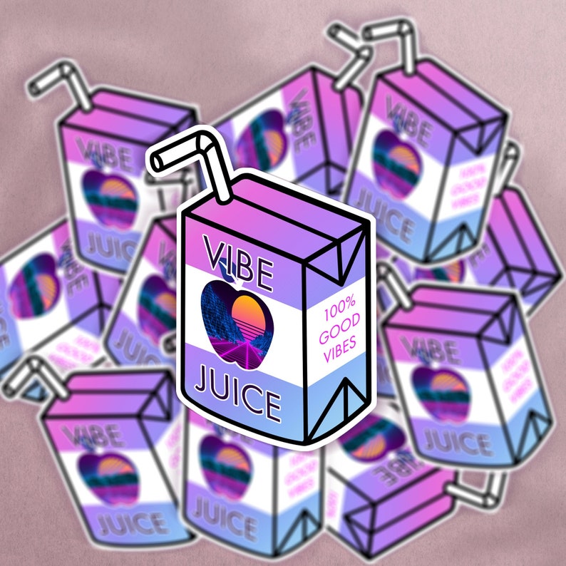 Vibe juice sticker | Etsy