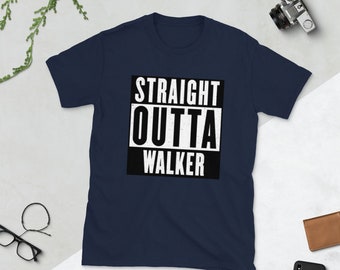 Straight Outta Walker - Funny Newcastle Geordie camiseta unisex de manga corta