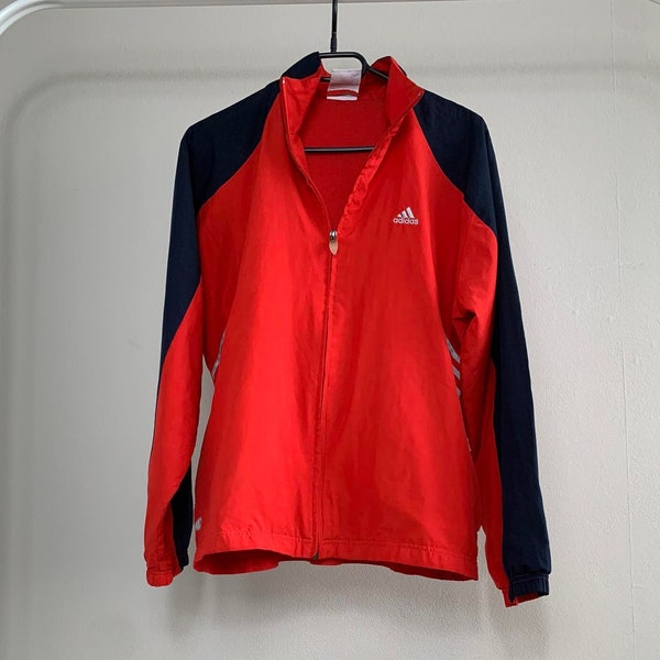 Vintage Adidas Windbreaker Jacket Size M, Adidas Shell Jacket