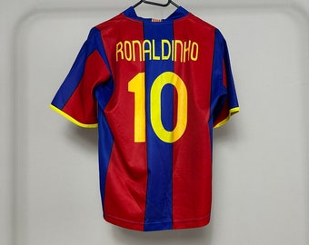 Camiseta Fan FC Barcelona #10 Ronaldinho Talla S