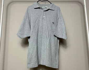 Vintage Lacoste Gray Polo Shirt Size XL