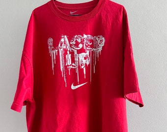 Vintage Nike Red T-Shirt Size 3XL