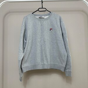 Fila sweatshirt womens silver cheap