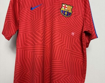 Vintage Nike FC Barcelona Shirt Size L - Etsy