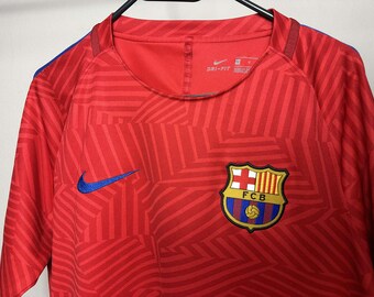 Vintage Nike FC Barcelona Shirt Size L - Etsy