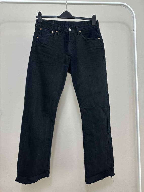 Vintage Levi's 501 Black Jeans Size W31 L34 - Etsy