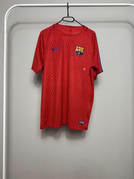 Vintage Nike FC Barcelona Shirt Size L - Etsy
