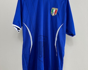 Maillot Cycliste Vintage Sportful Italia – Bleu – Taille XL – Demi-fermeture éclair